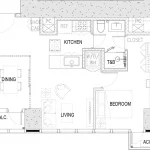 1 Bedroom Suite Low Zone – Unit A - 60.00 sqm